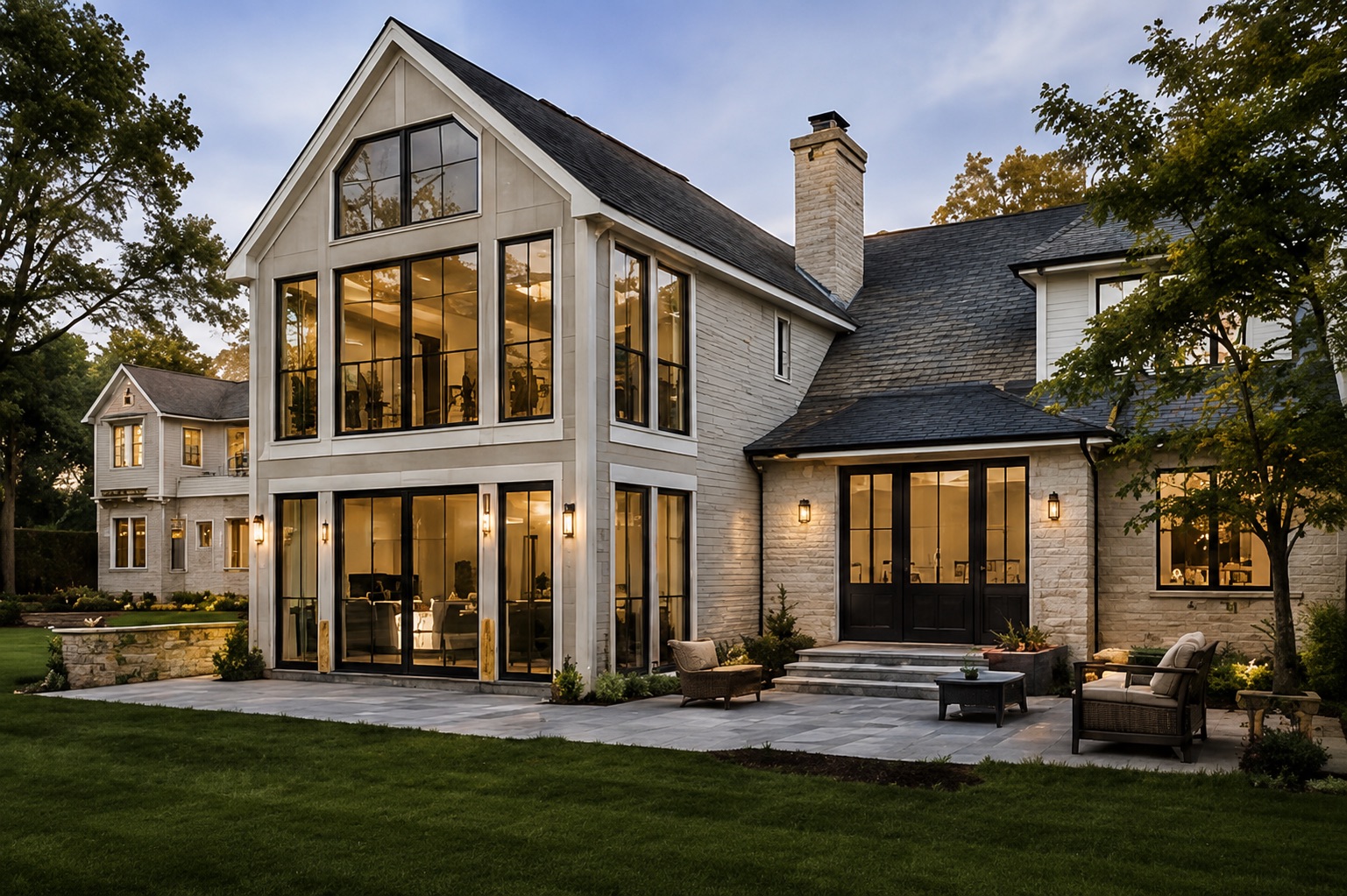 Luxury residential major addition exterior